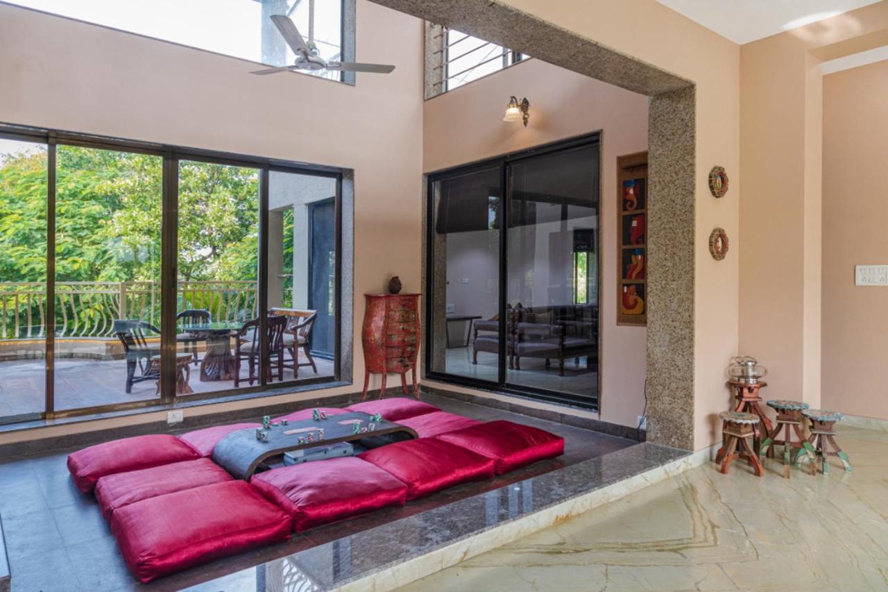 Saffronstays Aura, Alibaug - Luxury Pool Villa With A Game Room And Spacious Lawn Alibag Exterior photo