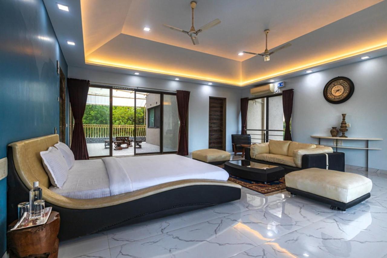 Saffronstays Aura, Alibaug - Luxury Pool Villa With A Game Room And Spacious Lawn Alibag Exterior photo